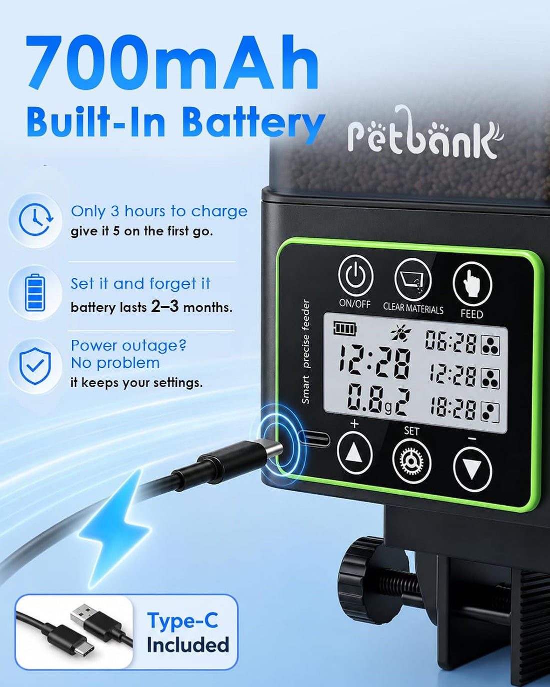 Automatic Fish Feeder for Aquarium Gifts for Fish Lovers Travelers