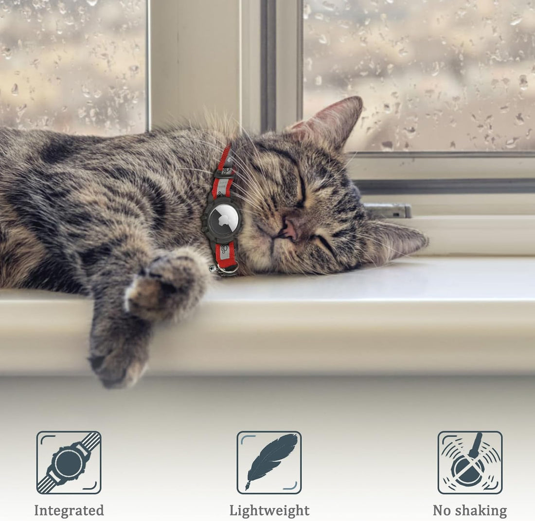 Reflective AirTag Cat Collar