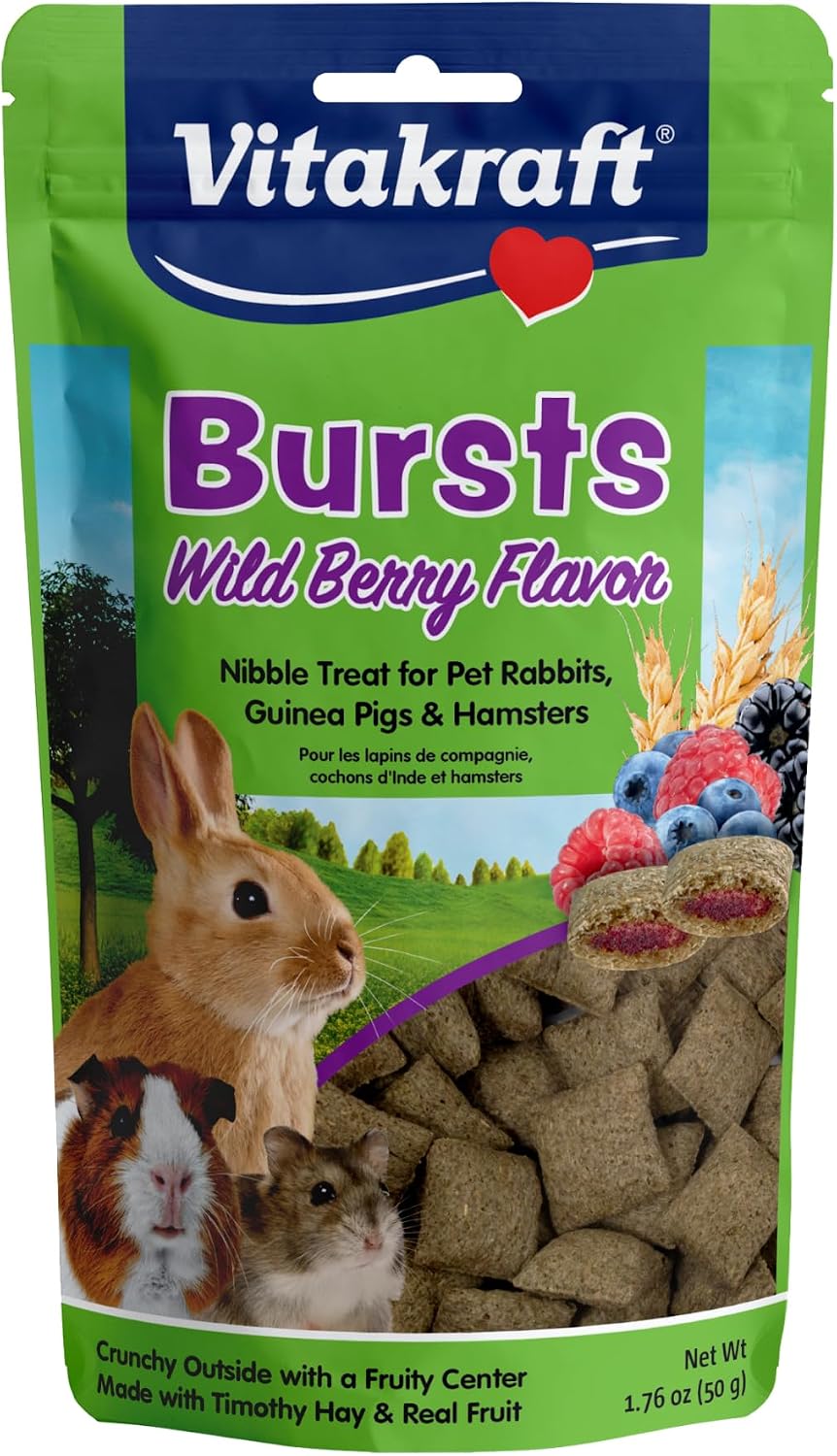 Vitakraft Bursts Small Animal Treat Wildberry Flavor 1.76 oz
