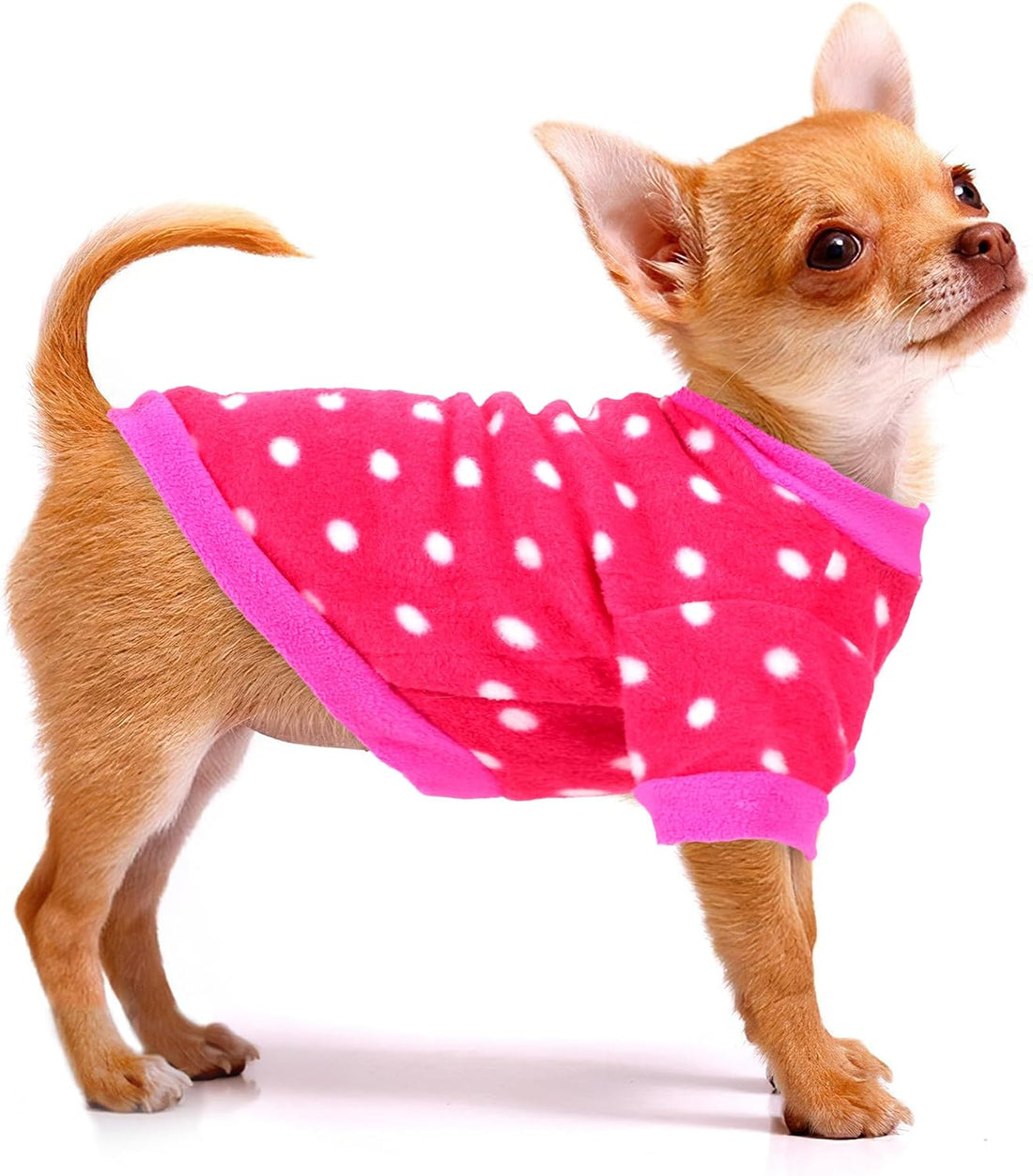 2 Pieces Dog Sweaters for Small Dogs Girl Fleece Puppy Sweater