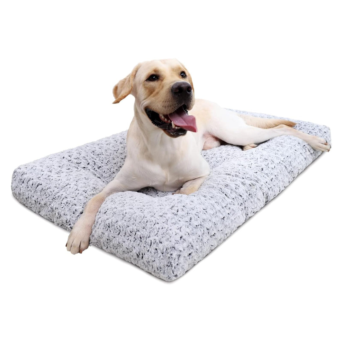 KSIIA Washable Dog Bed Medium Size Dog Crate Bed Plush Pet Mat