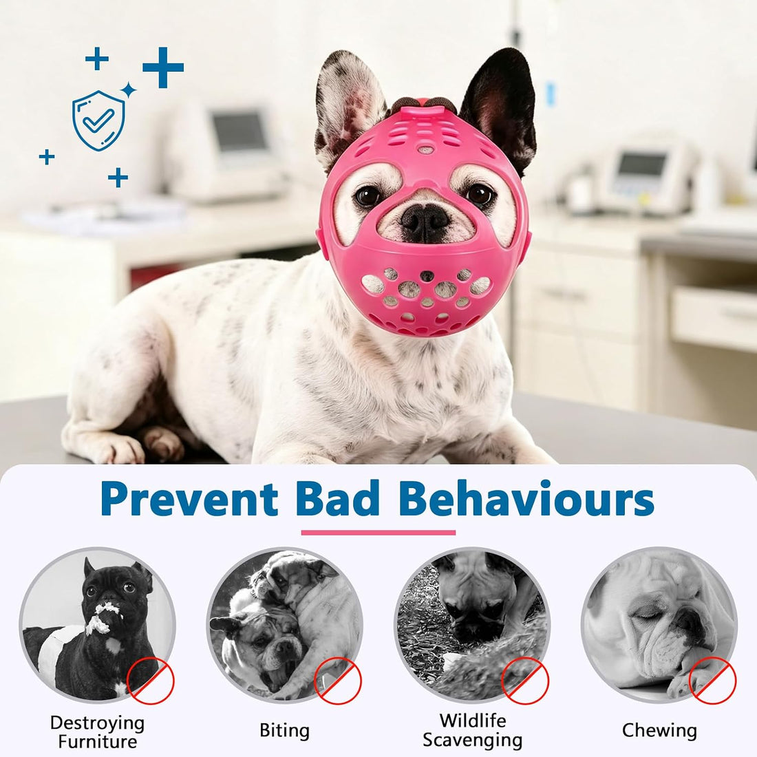 BARKLESS French Bulldog Muzzle