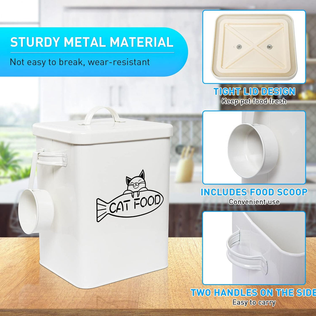 Vumdua Dog and Cat Food Storage Container