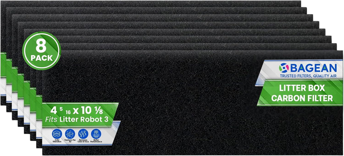 Bagean Litter Box Carbon Filter Compatible with Litter Robot 3 Filter