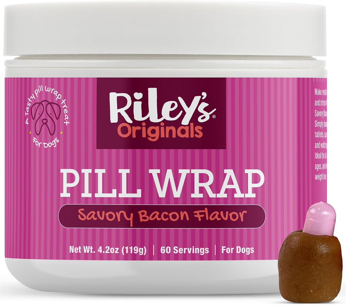 Riley's Pill Wrap for Dogs - Peanut Butter Pill Paste for Dogs - 4.2oz