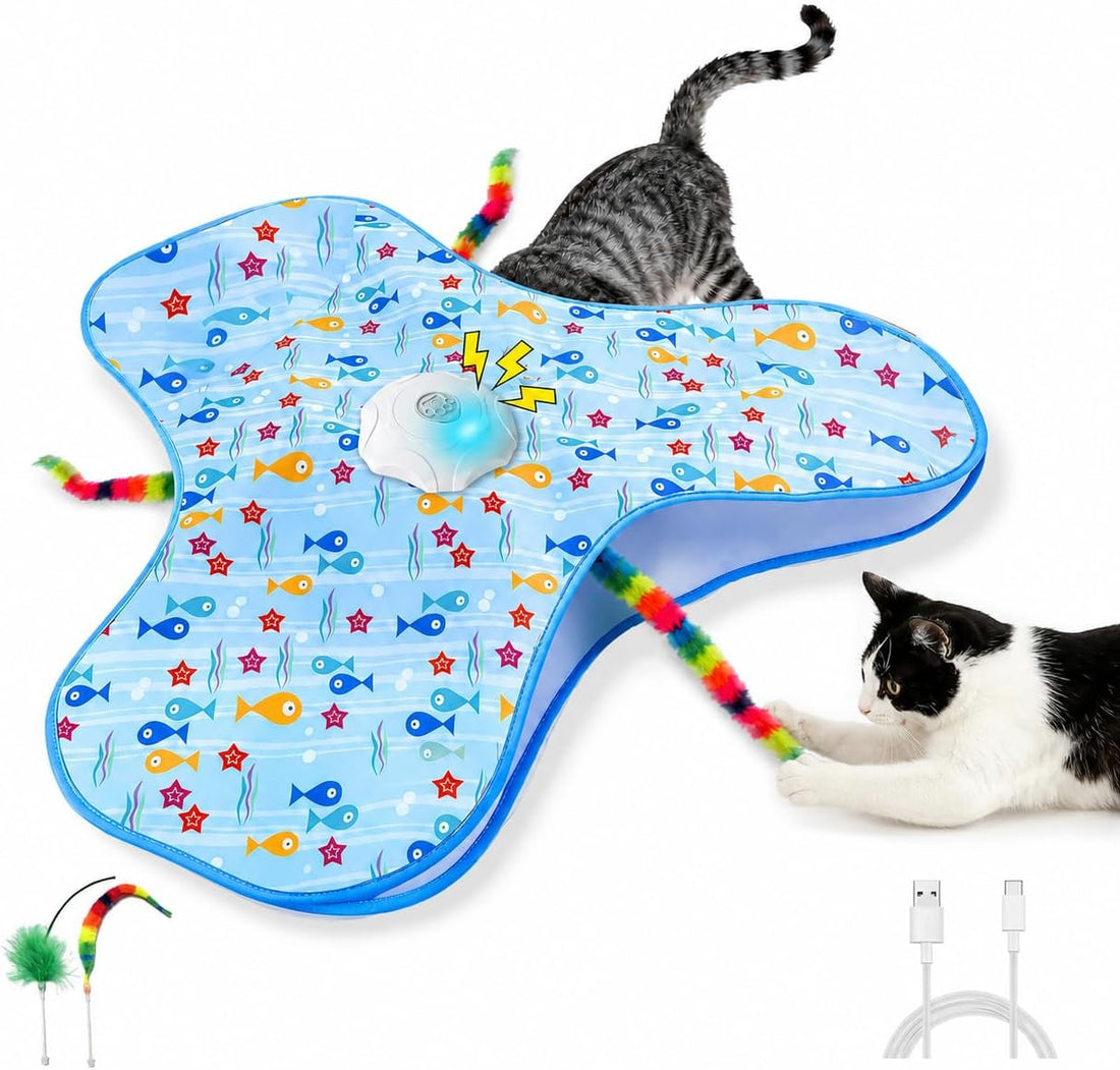 Interactive Cat Toys for Indoor Cats, Hide and Seek, 3 Smart Modes