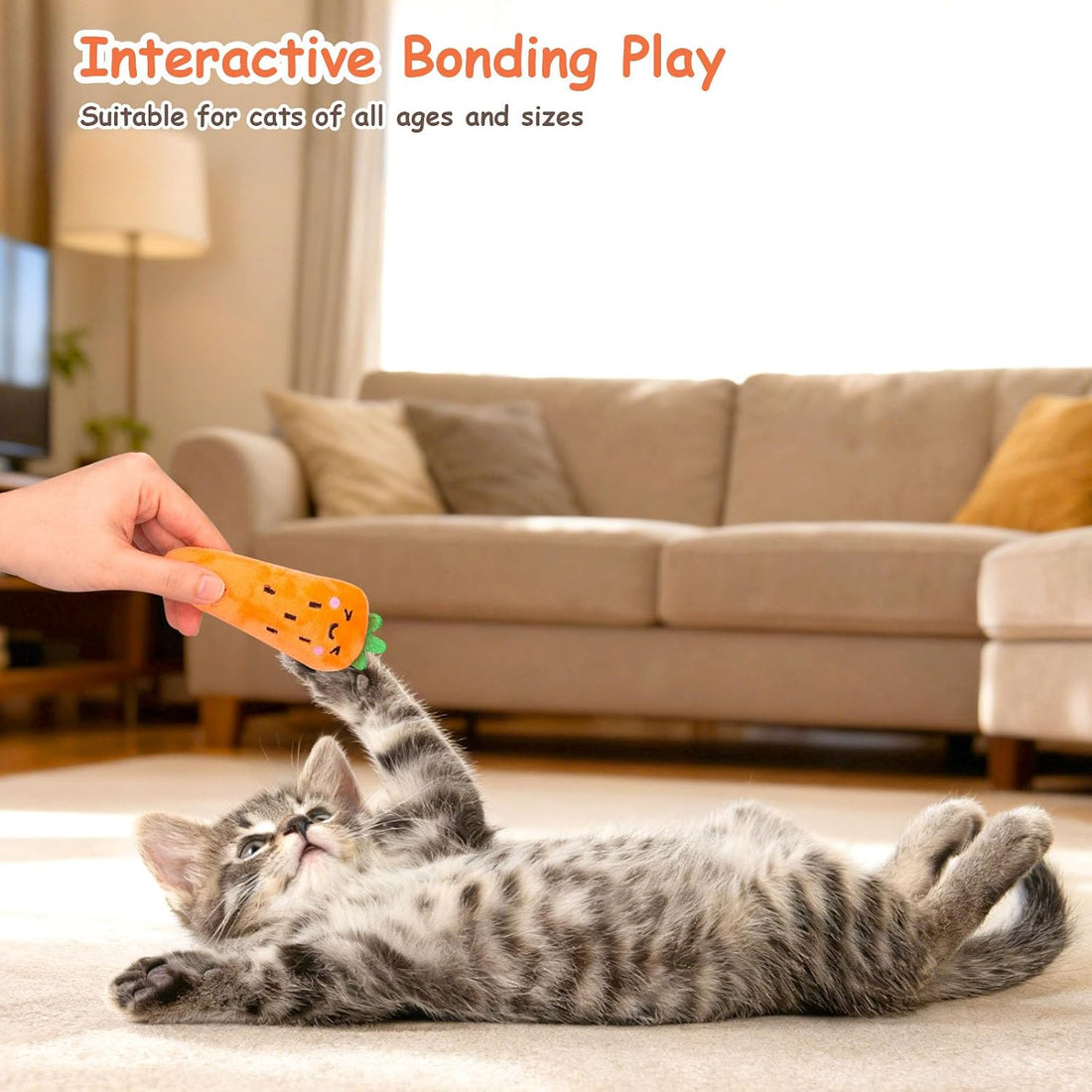 ETEKYER Catnip Cat Toys, 5 Pack