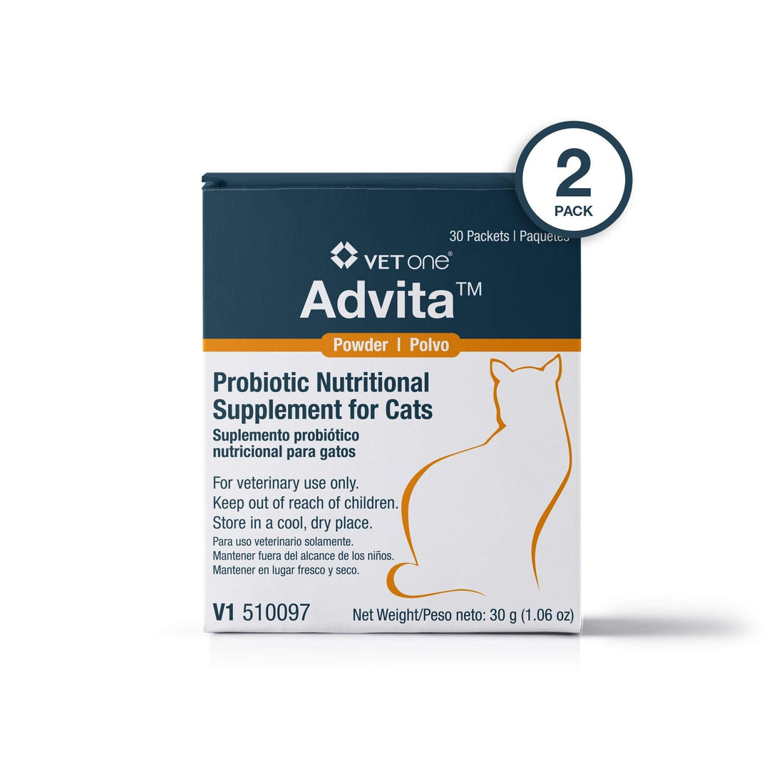 Vet One 840235149170 VetOne Advita Probiotic Nutritional Supplement