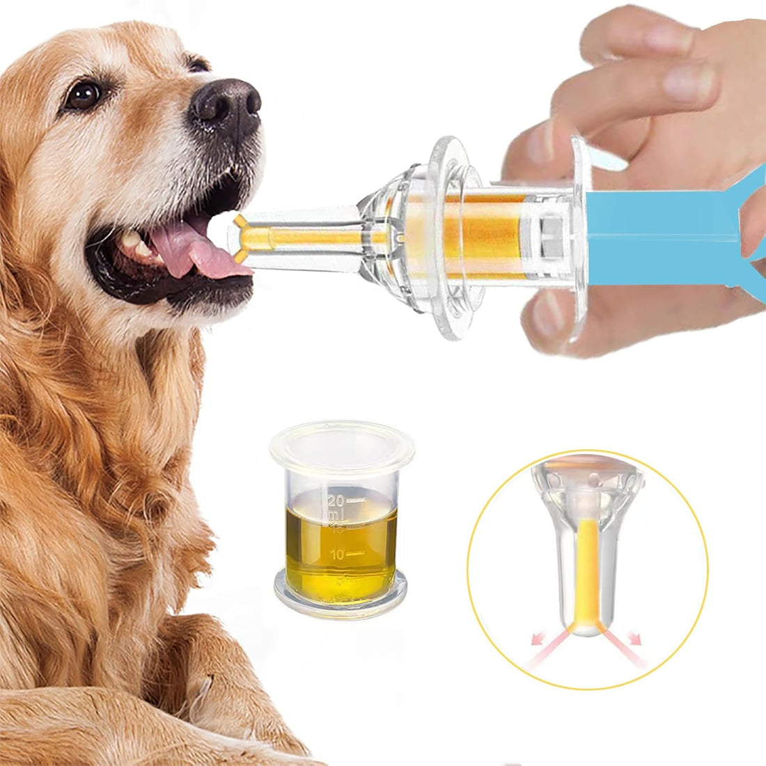 Pet Liquid Feeding Kit - Soft Tip Syringe Bottle For Cat And Dog