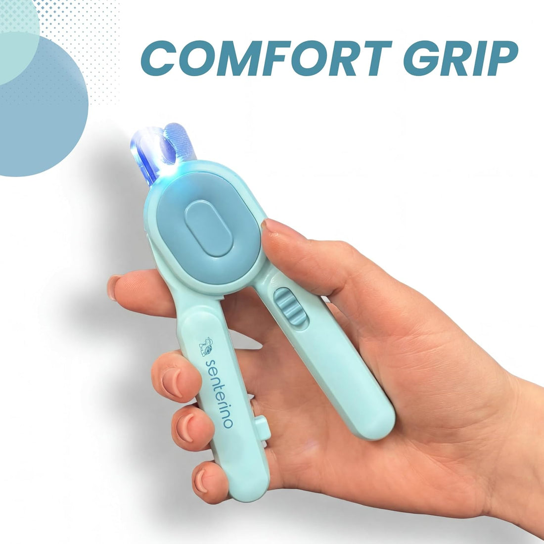 Cat Nail Clipper Trimmer for Cats | LED Light | Stainless Steel Blades