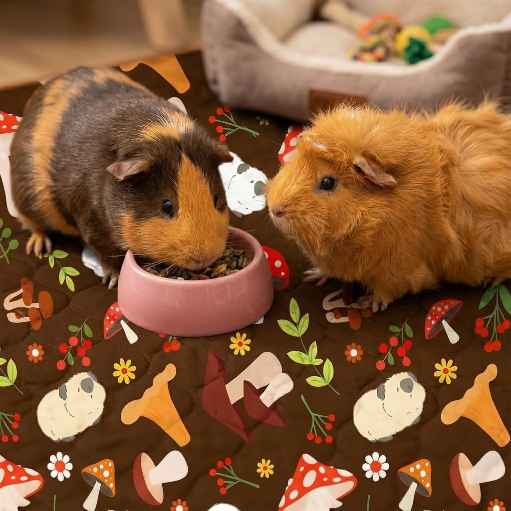 Guinea Pig Cage Liner, 49"x24" Bedding for Midwest Cage 2 Pack
