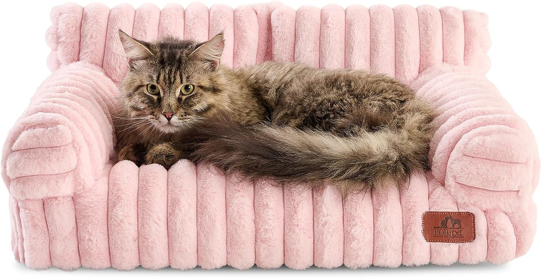 Hollypet Small Dog Large Cat Bed Puppy Couch Beds for Pets up to 25