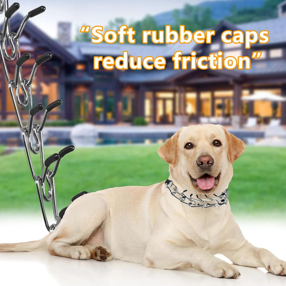 Prong Collar for Large Dogs, Dog Pinch Collar,Dog Choker Collar,High
