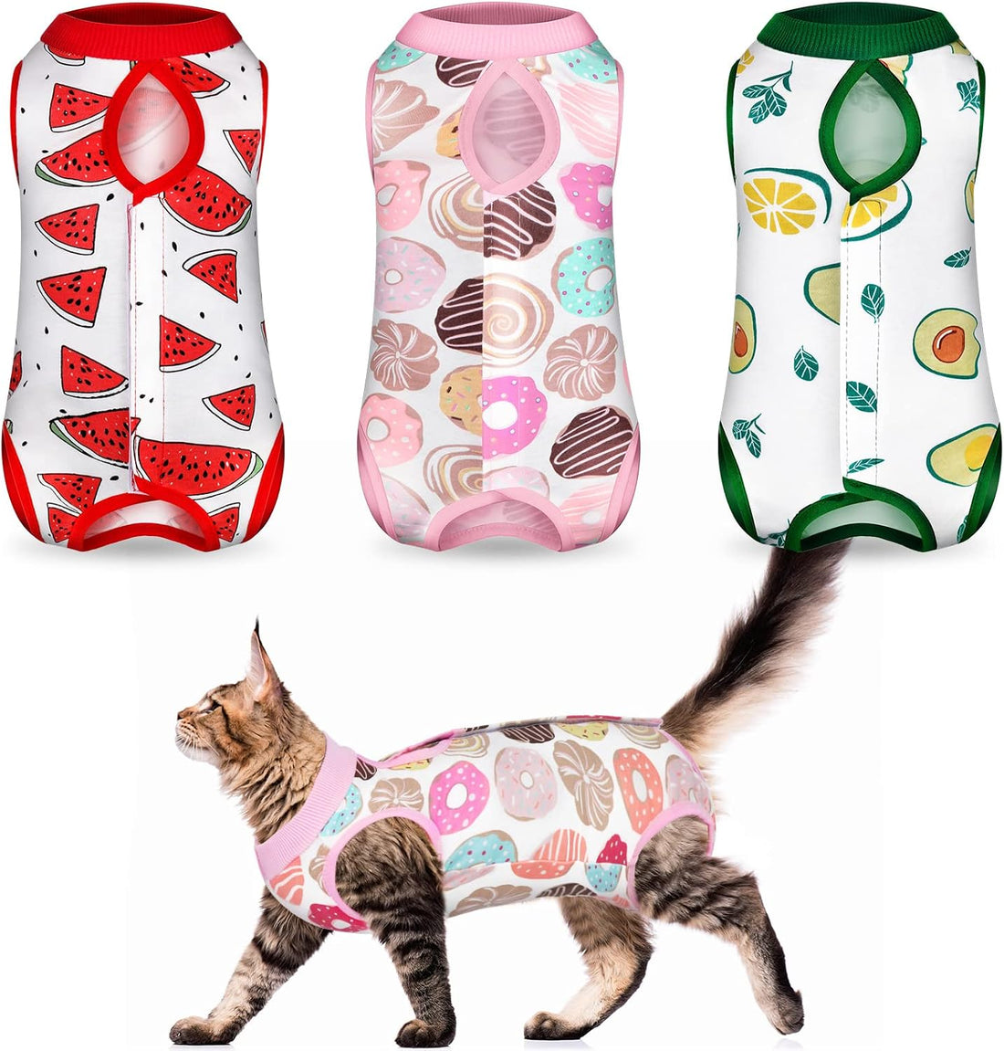 Nuanchu 3 Pcs Cat Recovery Suit