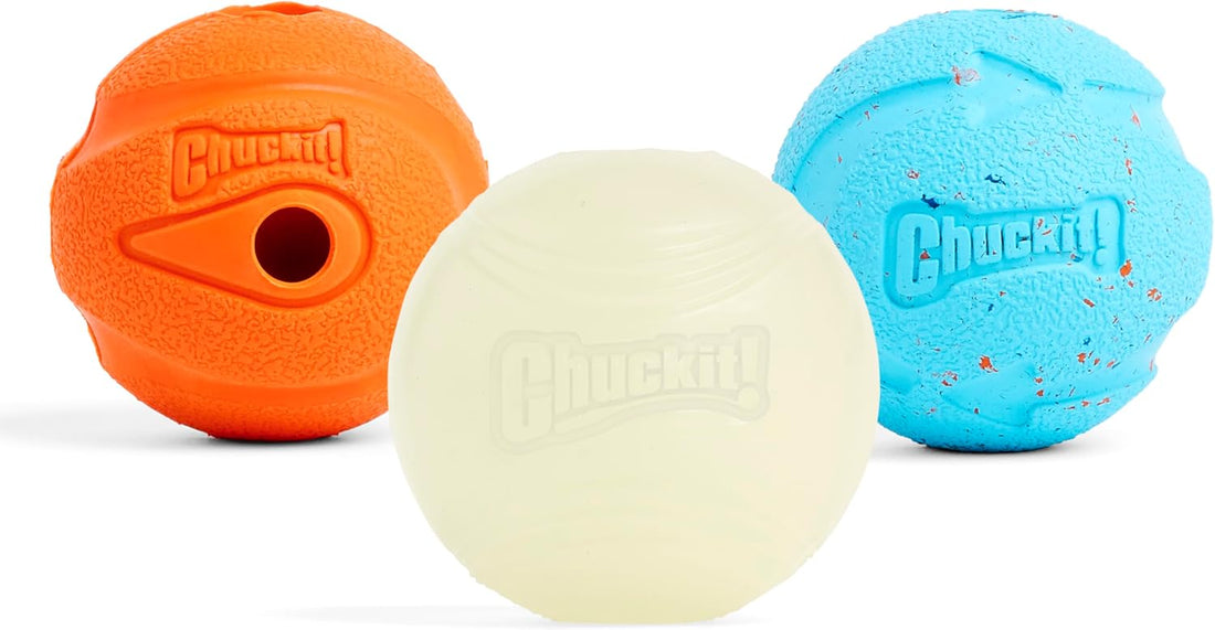 Chuckit! Ultra and Rugged Dog Balls, High-Bounce Fetch, Medium