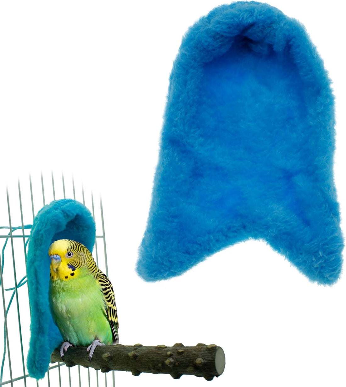 Corner Fleece Bird Blanket Cozy Bird Bed Warmer Parrot House Cage