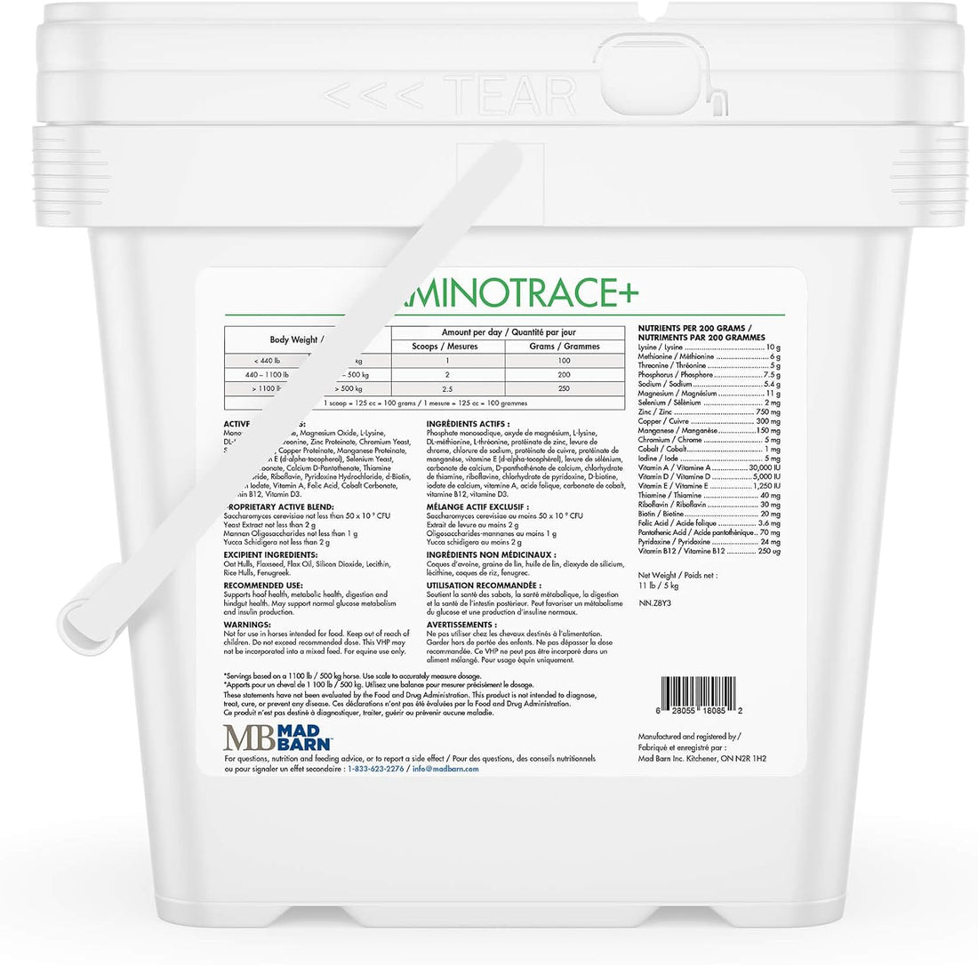 Mad Barn - AnimoTrace+ 5kg | Supports Hoof Growth