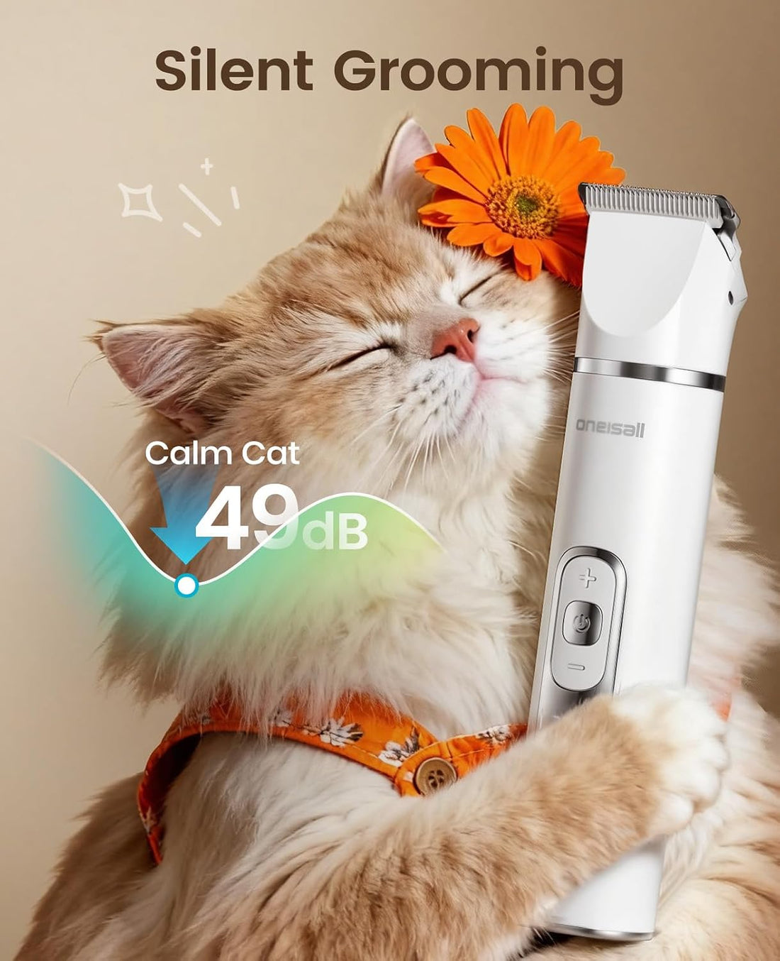 oneisall Quiet Cat Clippers Paw Trimmer