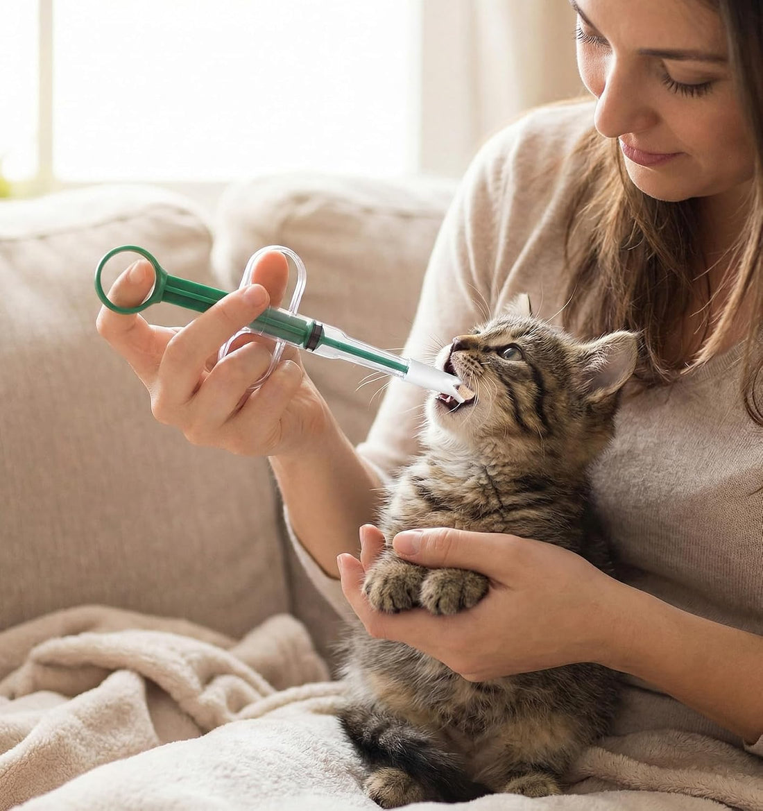 Pill Pockets for Cats, Cat Pill Shooter with Fixed Soft Tip