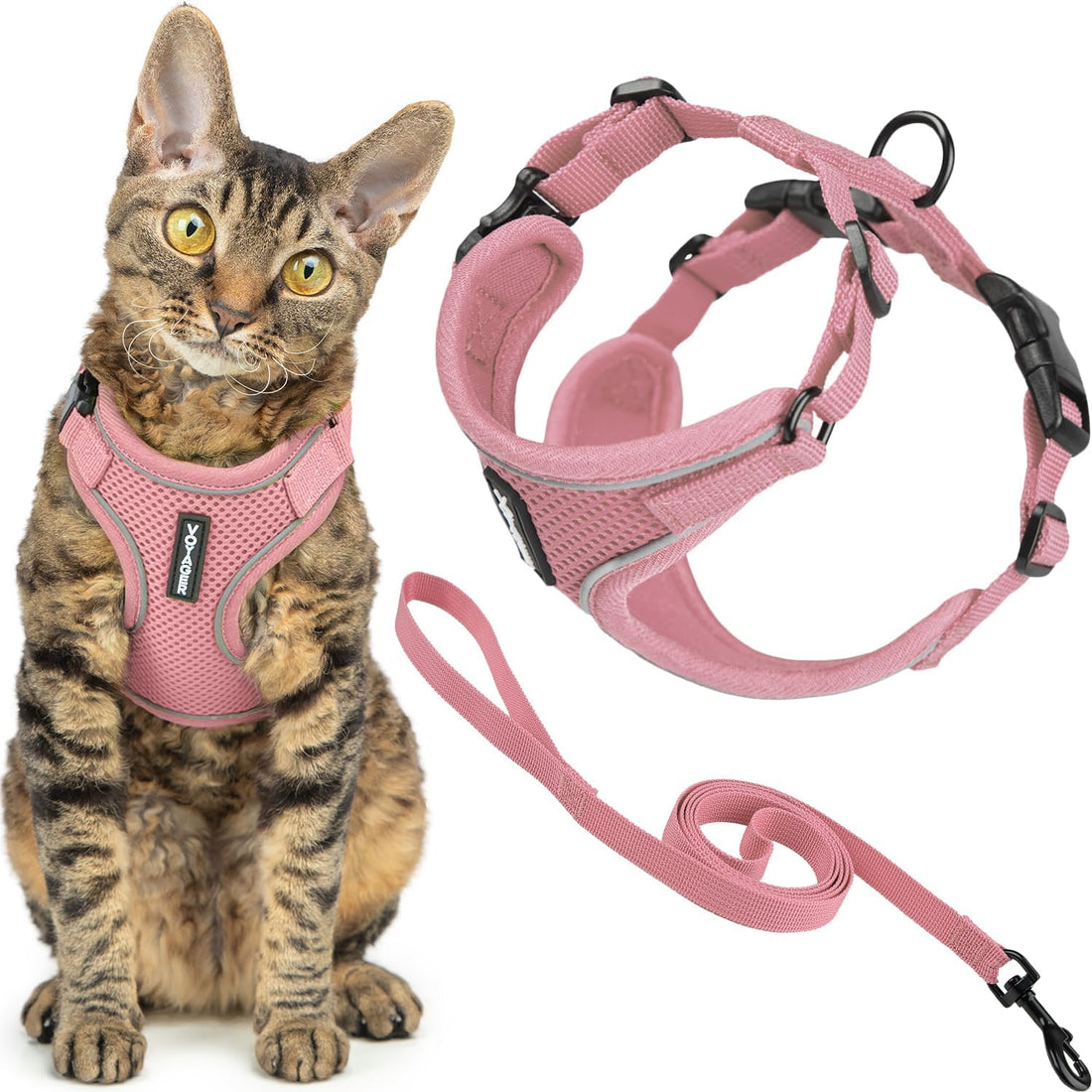 Voyager Escape-Proof Step-in Harness & Leash - Orange, Small