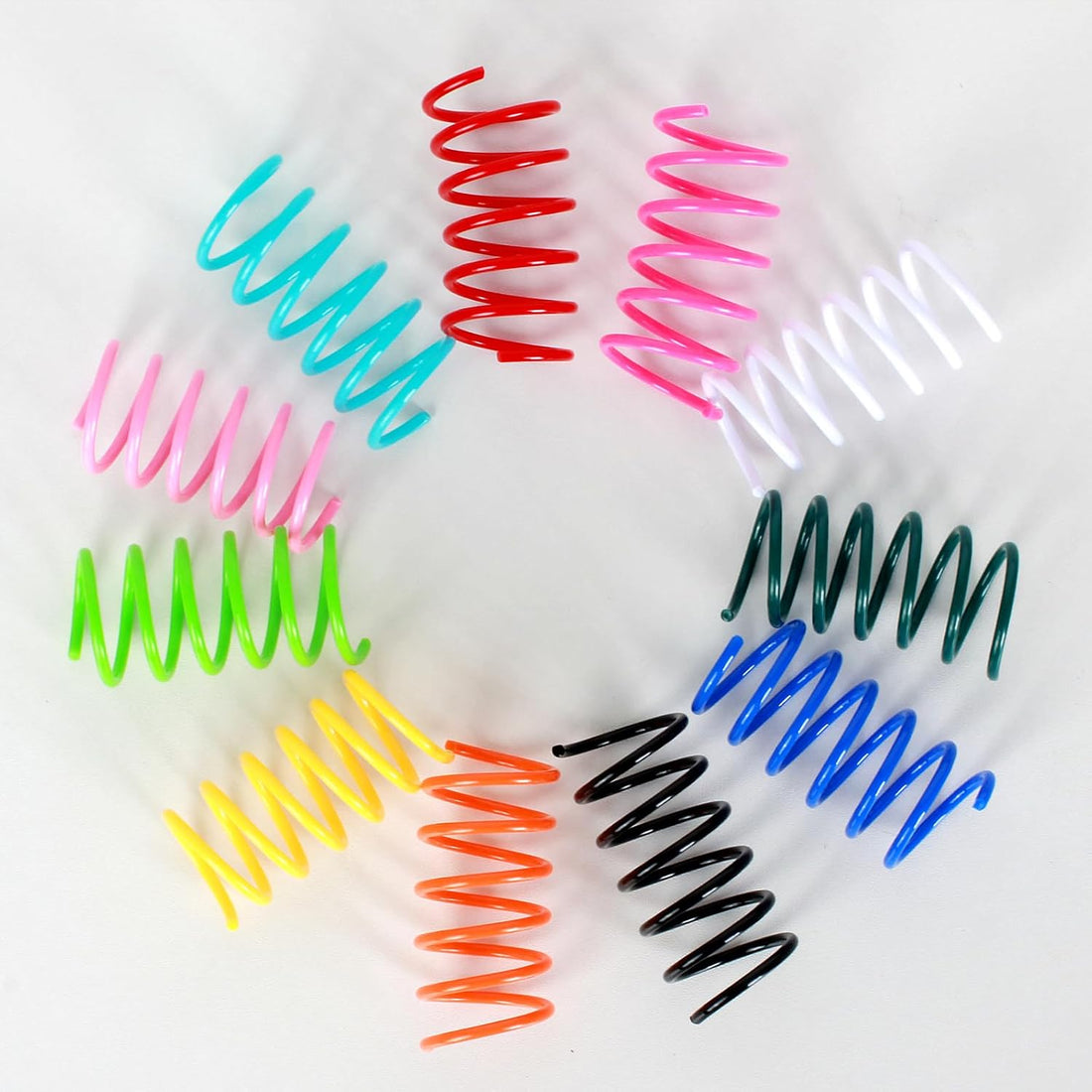 72 PCS 12 Colors Cat Spring Toys for Indoor Cats