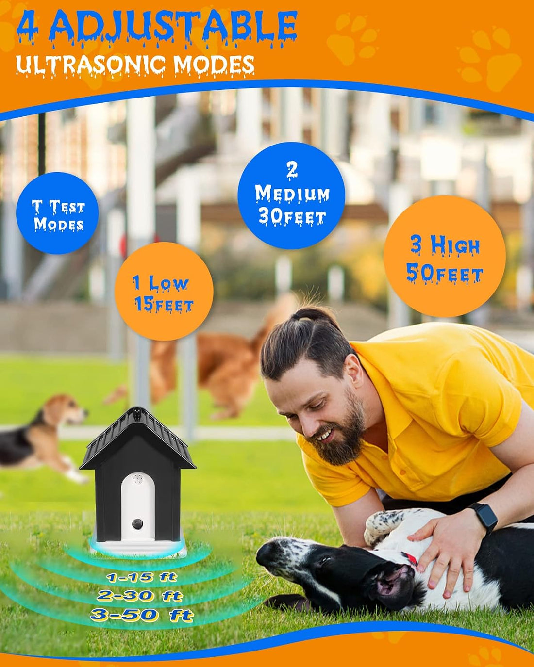 Safe Smart Anti Barking Device for Dogs