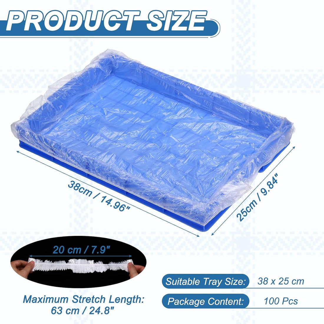 Disposable Bird Cage Liners, Clear Plastic Liners 15x10In 100Pcs