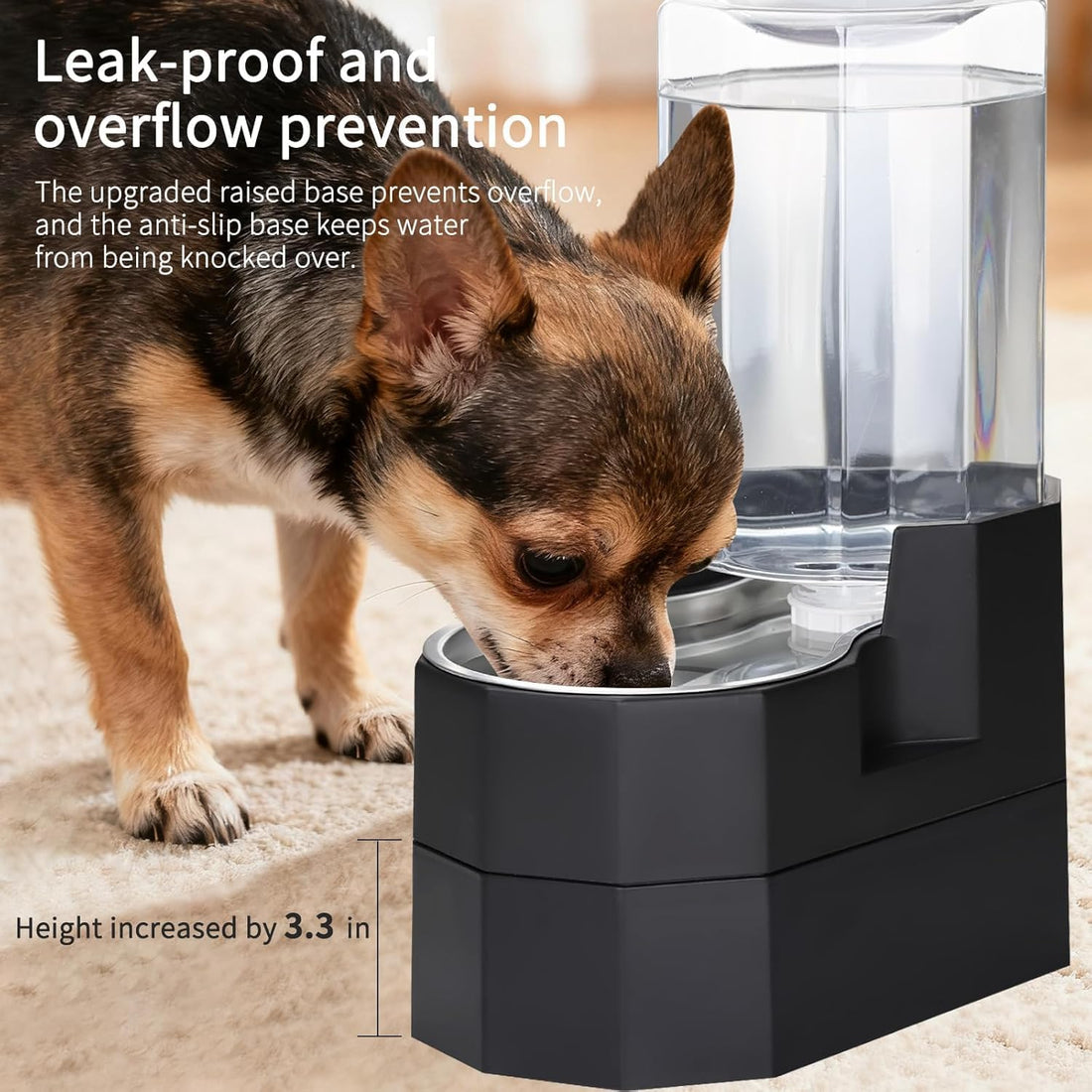 Sfozstra 7L Raised Dog Water Dispenser: Comfortable Drinking