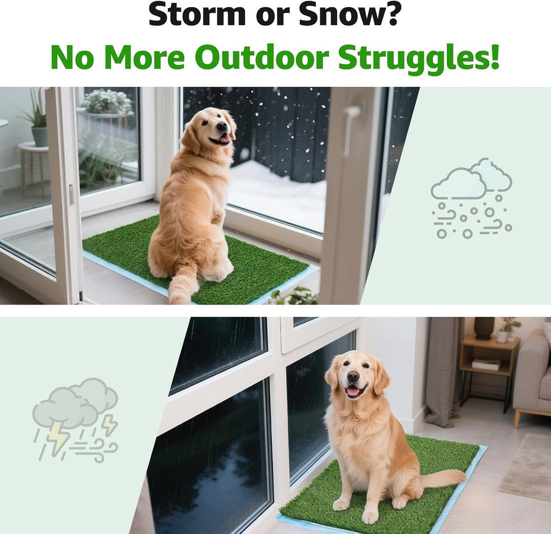 Artificial Grass Pee Pads for Dogs Puppy Potty Training to Pee