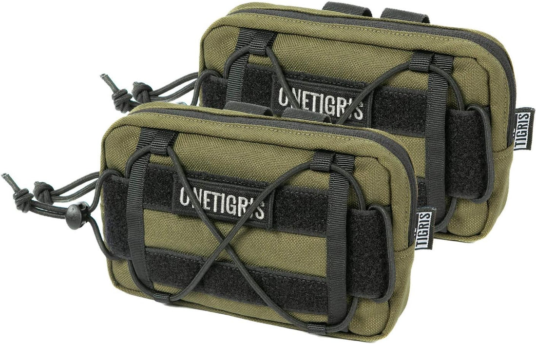 ONETIGRIS EDC Horizontal MOLLE Pouch for Tool Treat Med