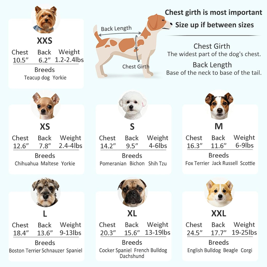 GYALAPERI Dog Sweater, 3 Pack Dog Sweaters for Small Dogs Girl Boy