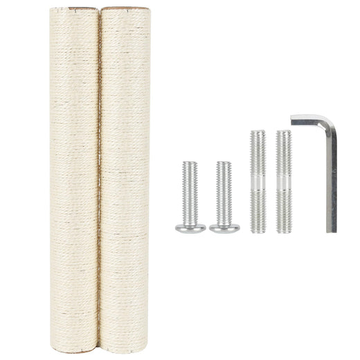 ECCIBOUN 7.4cm 2.91in Diameter Cat Tree Scratching Post Replacement