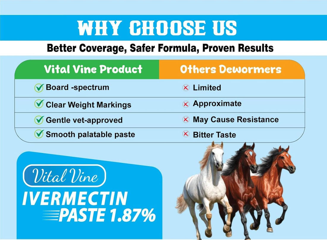 VITALVINE Ivermectin 1.87% Paste for Horses