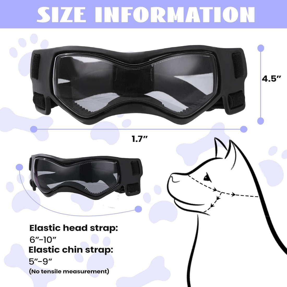 Kagoty Small Dog Goggles Small Breed
