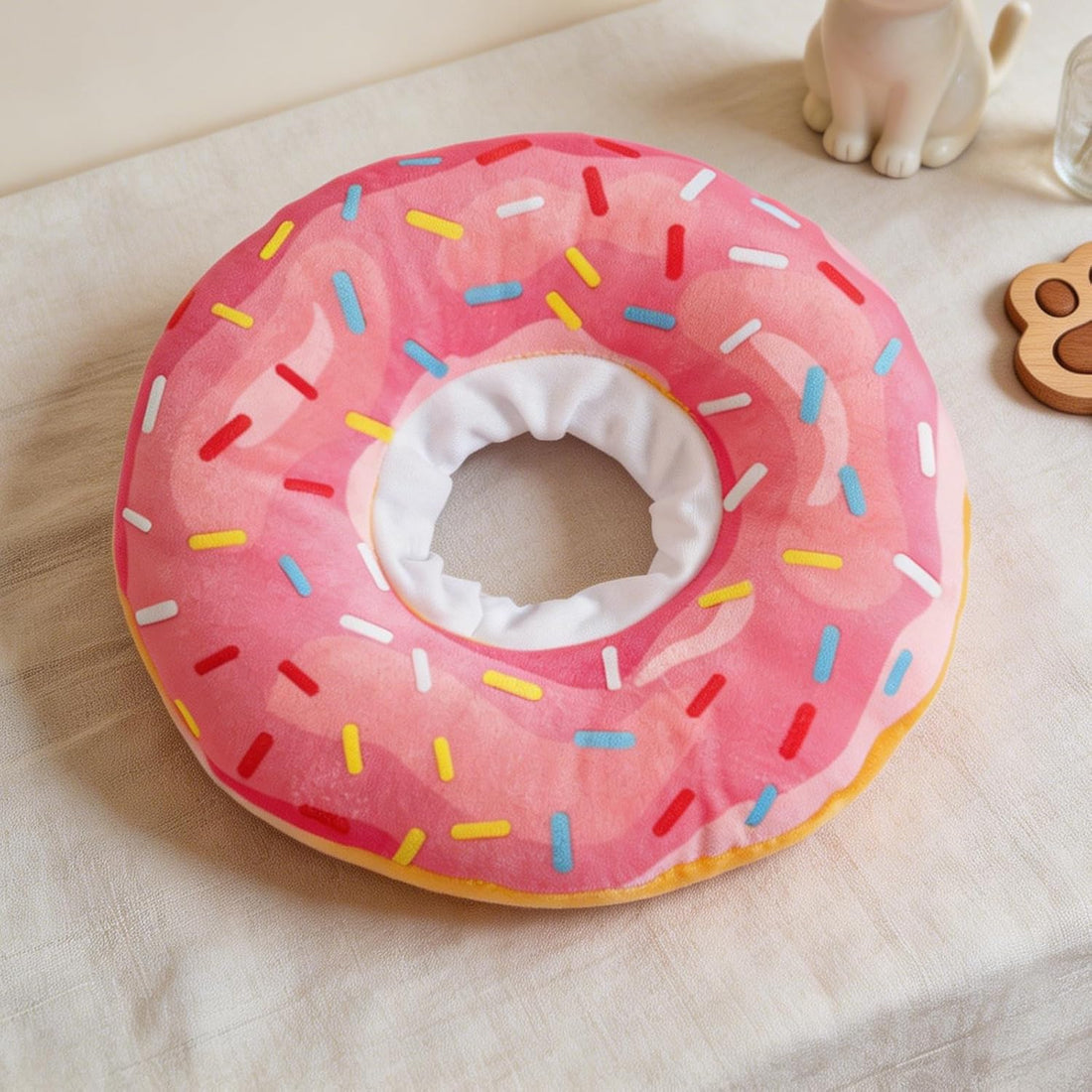 Soft Cat Elizabeth Collar Donut Anti-Licking Care for Small Cats