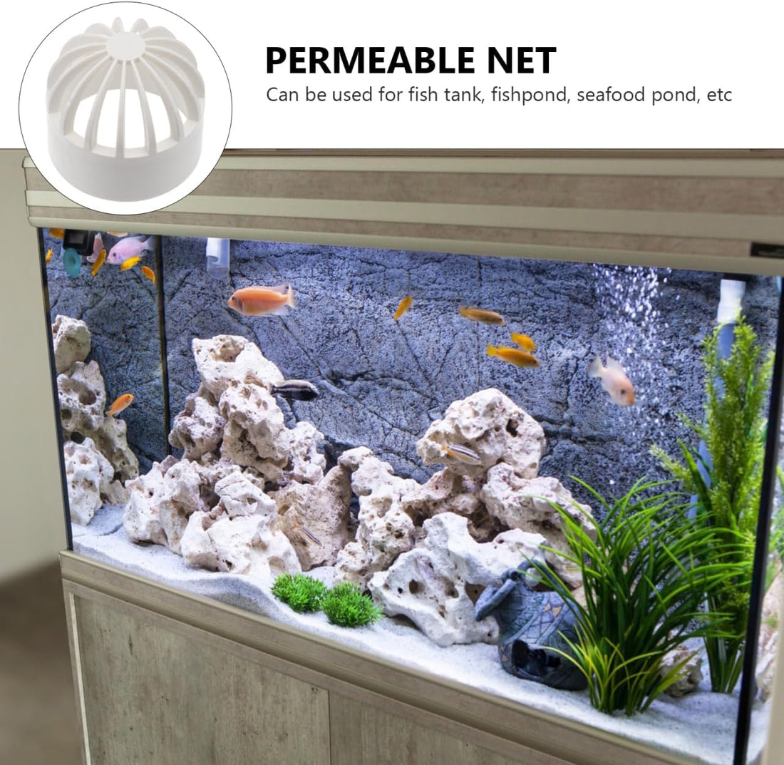 balacoo 2Pcs Fish Tank Permeable Net Covers