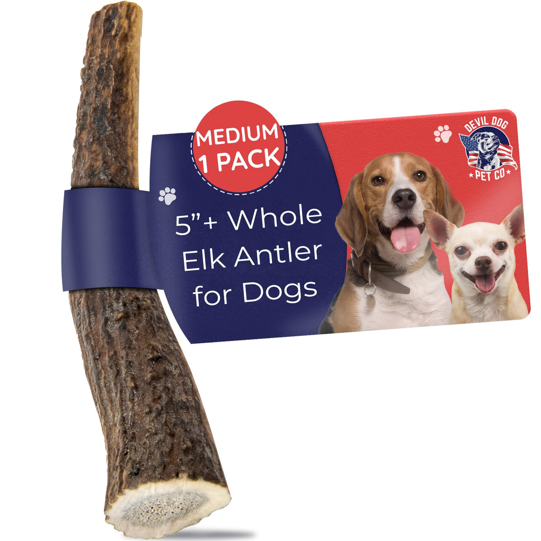 Devil Dog Pet Co. Elk Antlers for Dogs