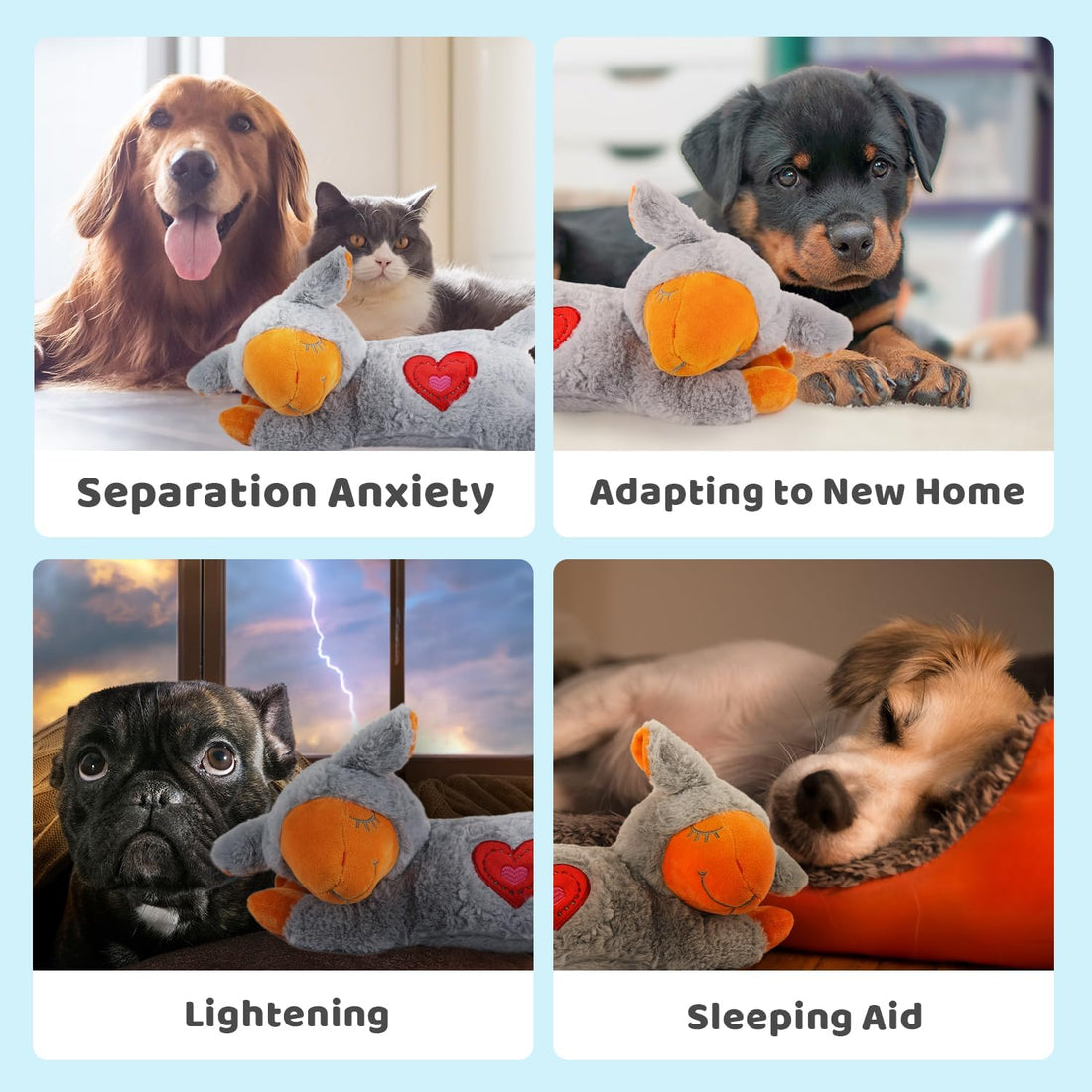 ALL FOR PAWS Heart Beat Dog Toy
