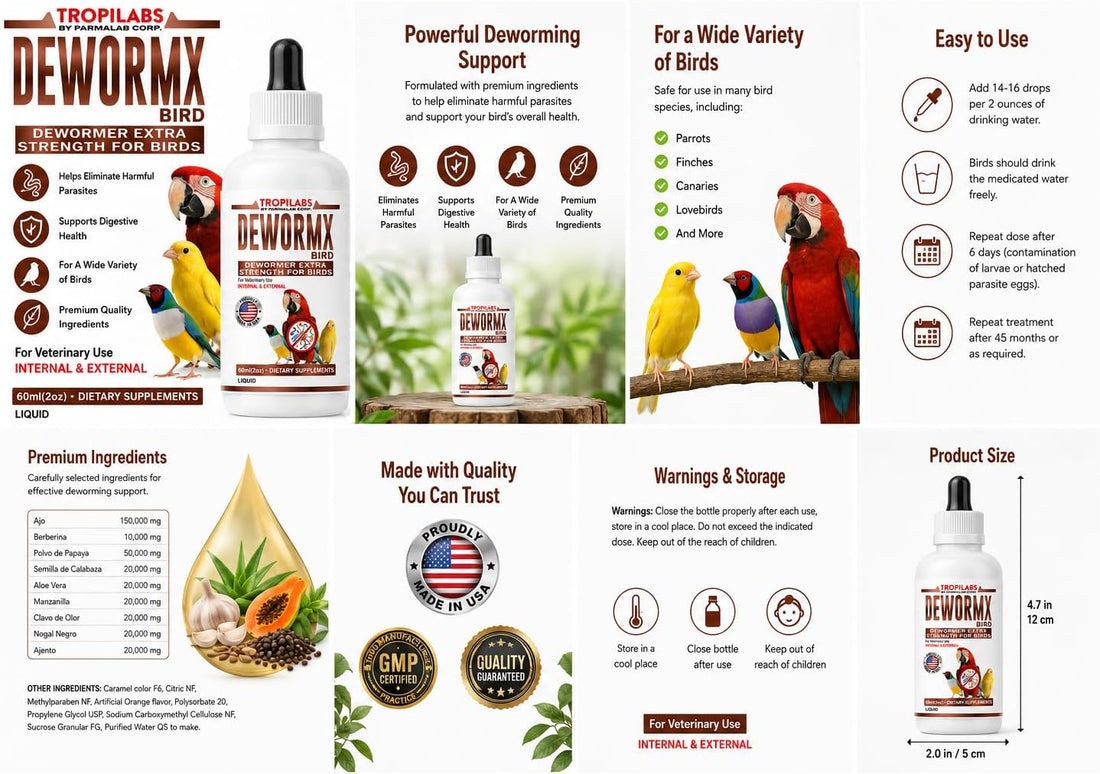 Farmalab Natural Dewormer Internal & External 100 Tabs Poultry