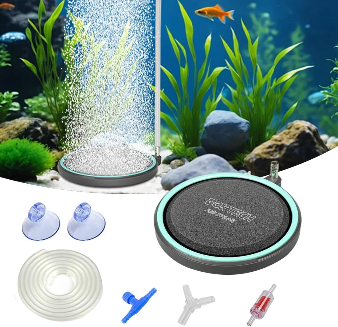 UPETTOOLS 2inch Nano Aquarium Air Stone, Quiet Bubble Diffuser