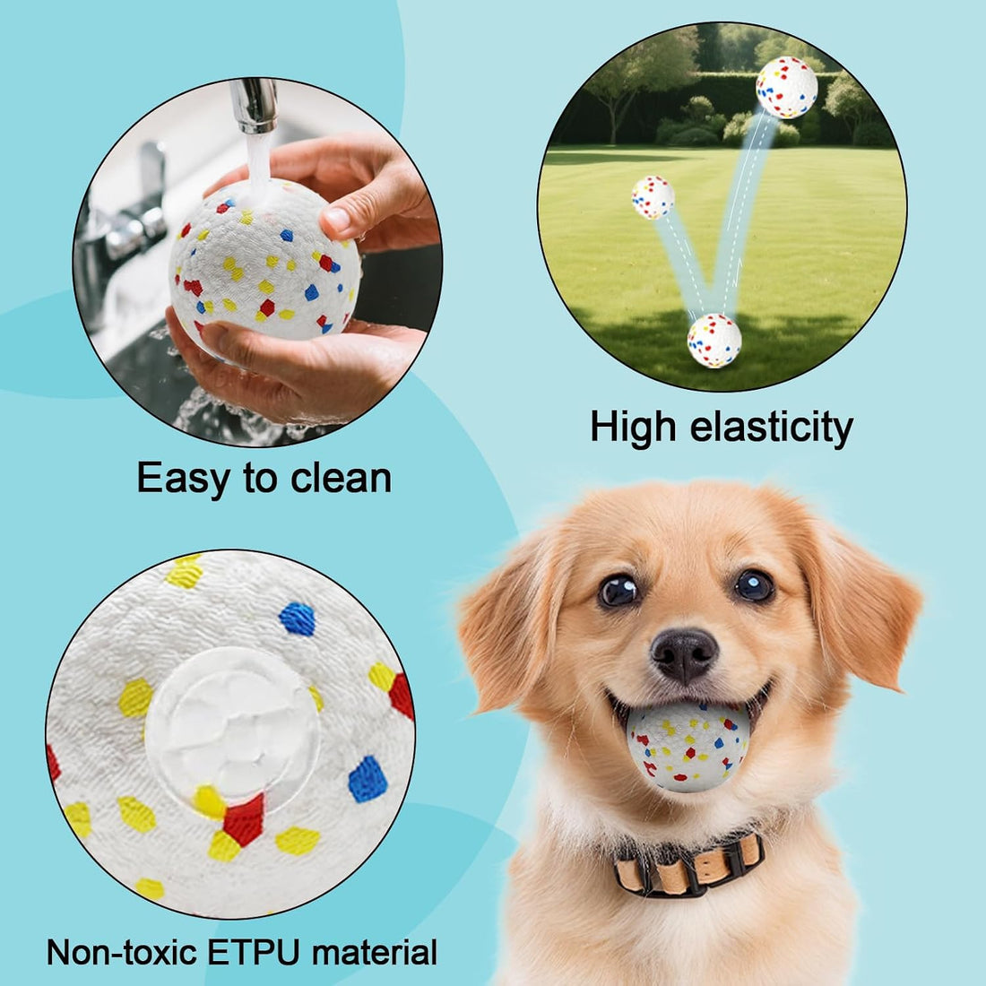 Automatic Dog Ball Launcher, Auto/Manual Paw-Activated Dog Ball