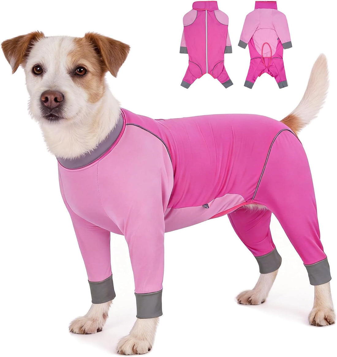 Dog Onesie Coat - Water-Repellent & Stretchable