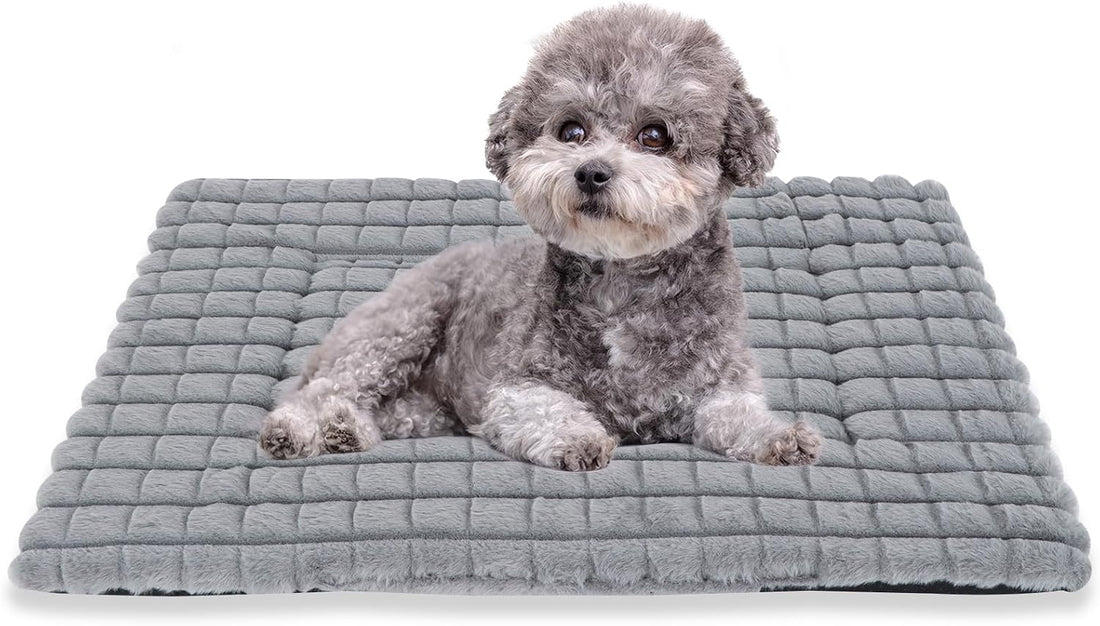 BVAGSS Dog Bed Washable Crate Mattress,Anti-Slip Memory Foam Soft