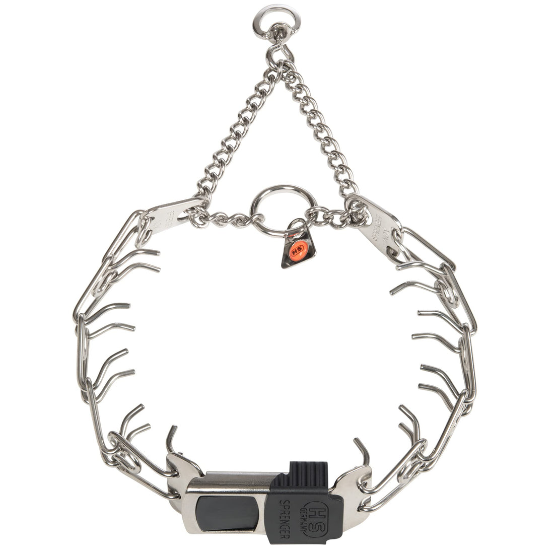 Herm Sprenger Dog Training Prong Collar with Quick Release Cliclock