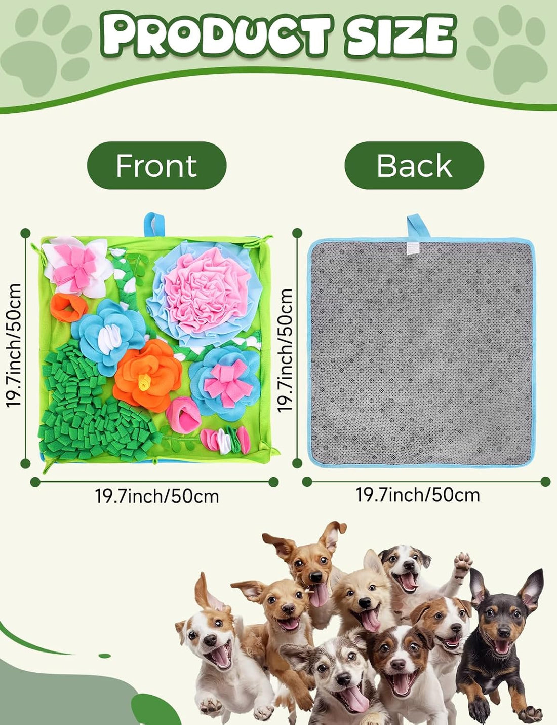 Qxsnuvvlg Snuffle Mat for Dogs