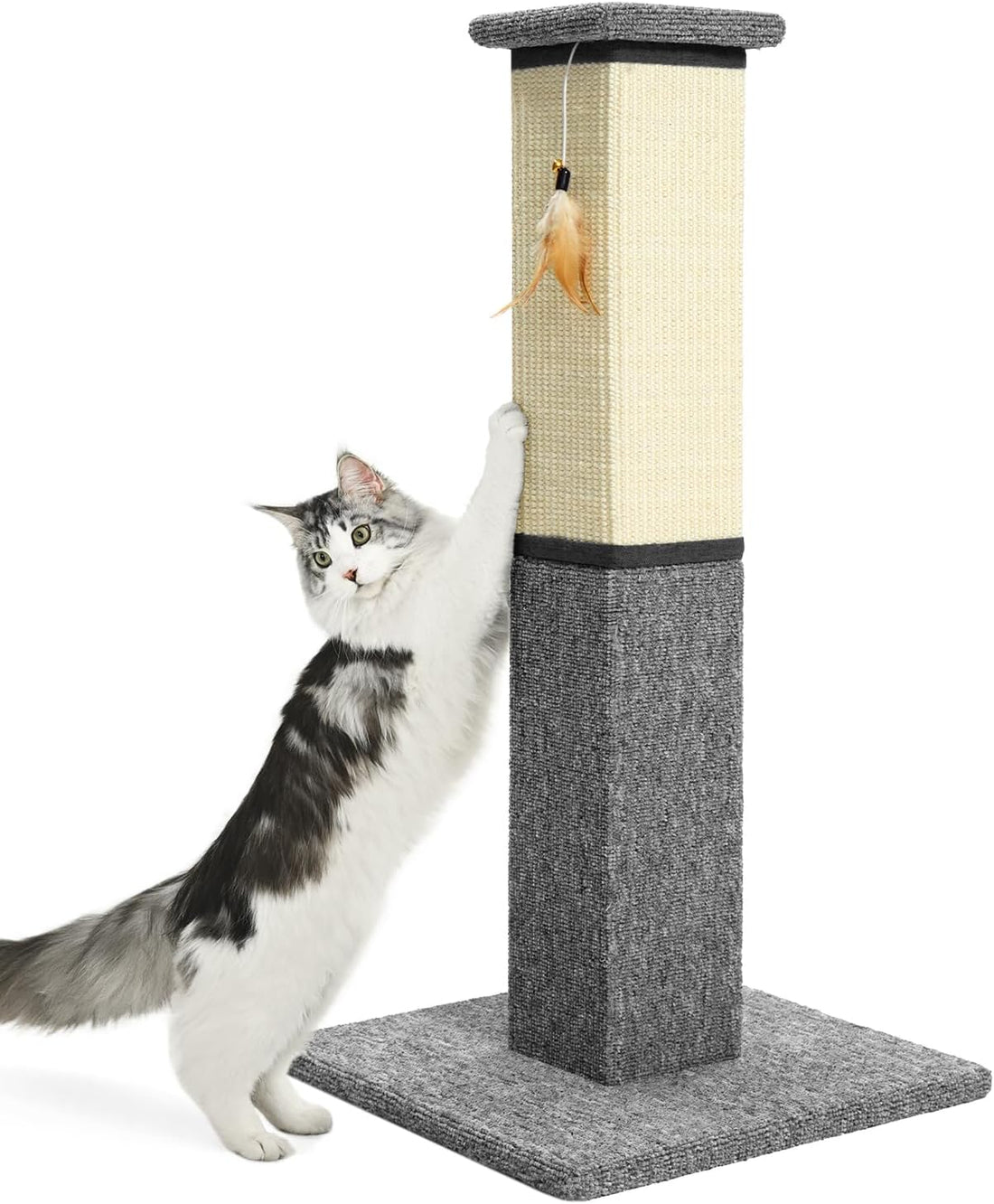 Made4Pets Cat Scratching Post for Indoor Cats, Sisal Cat Scratcher