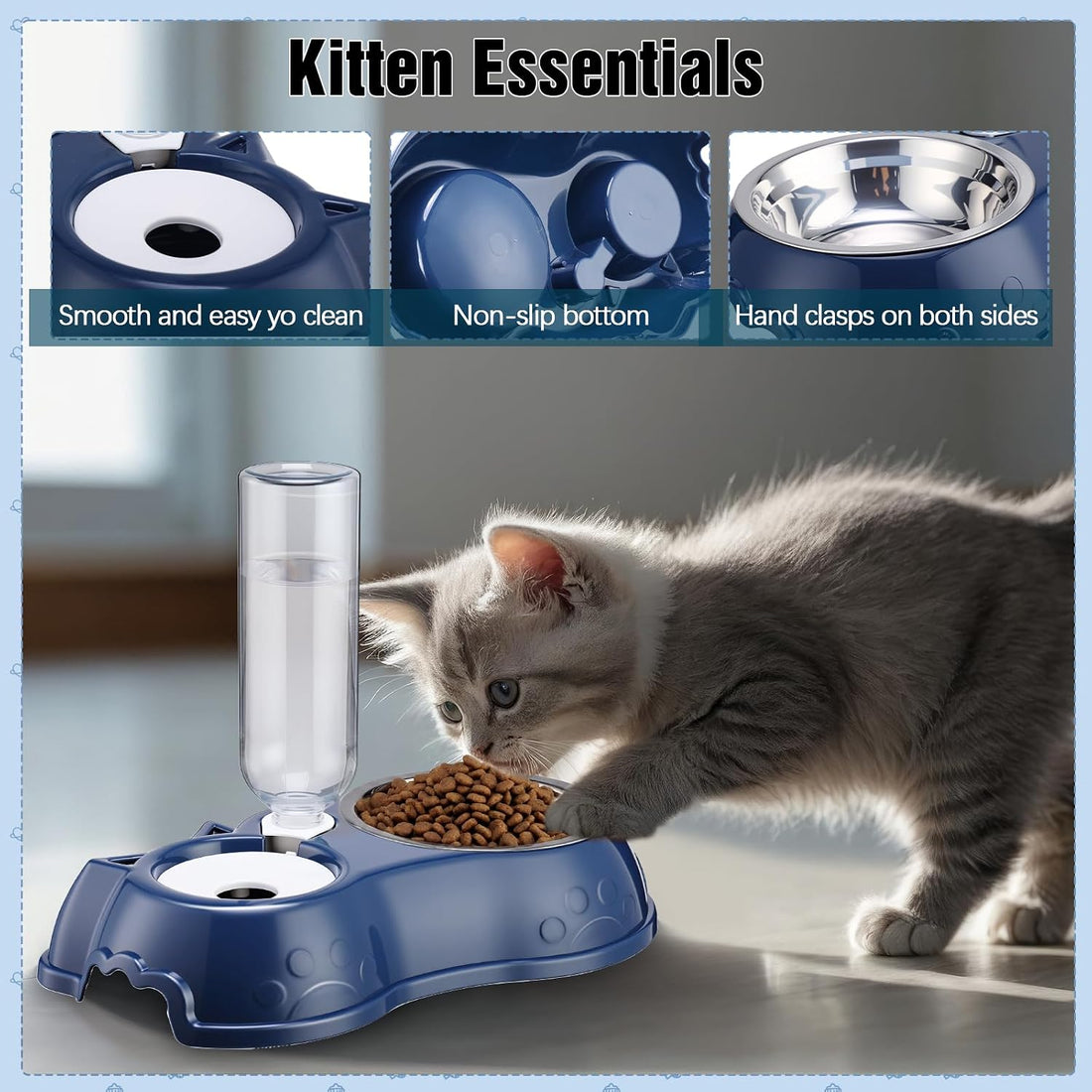 Eccliy 10 Pcs Kitten Starter Kit for Indoor