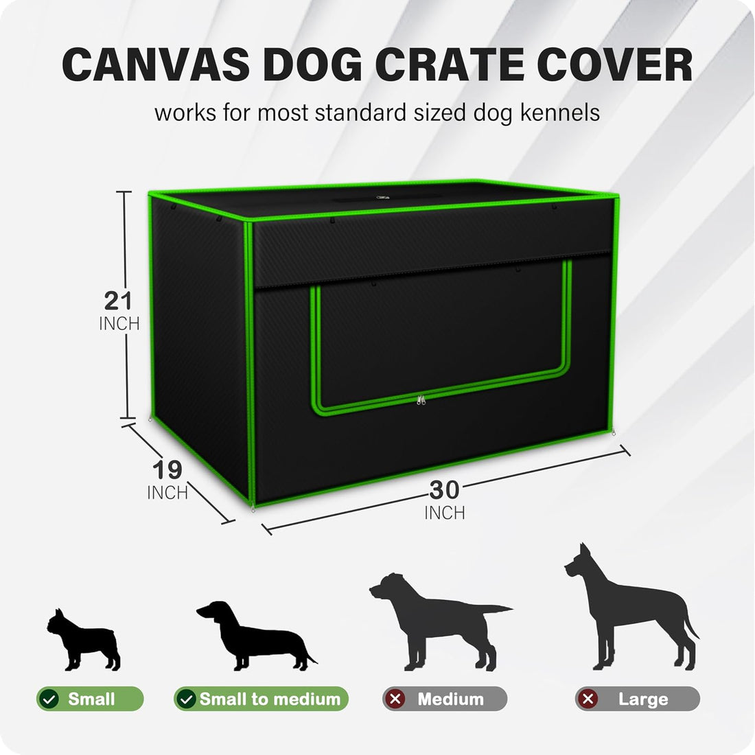 Dog Crate Cover, Insulated Dog Kennel Cover & Dog Cage Cover