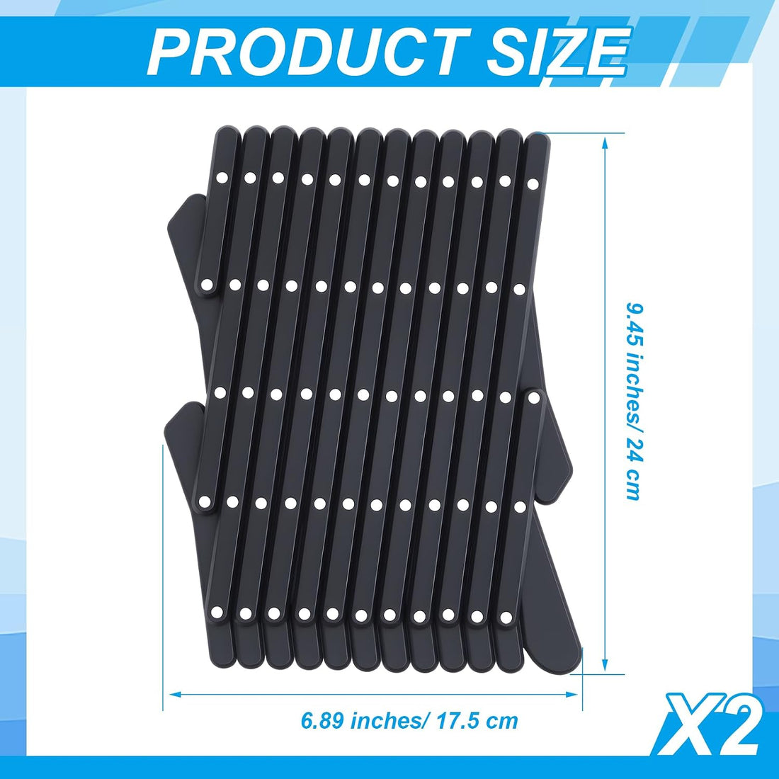 Sunnymove 2 Pcs Car Truck Window Pet Gate