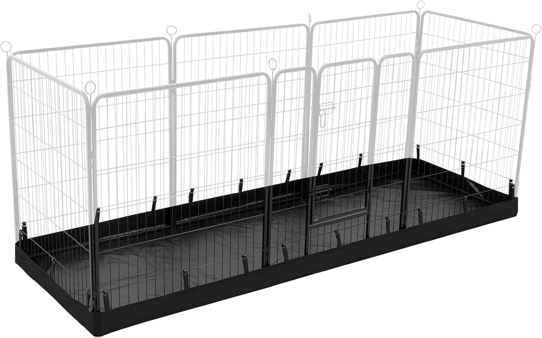 PJYuCien Square Playpen Top Cover for 24'' Width 8 Panel Pen, Black